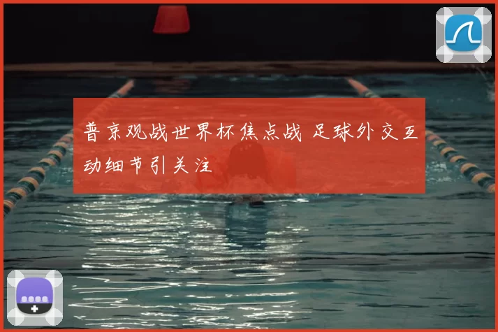普京观战世界杯焦点战 足球外交互动细节引关注